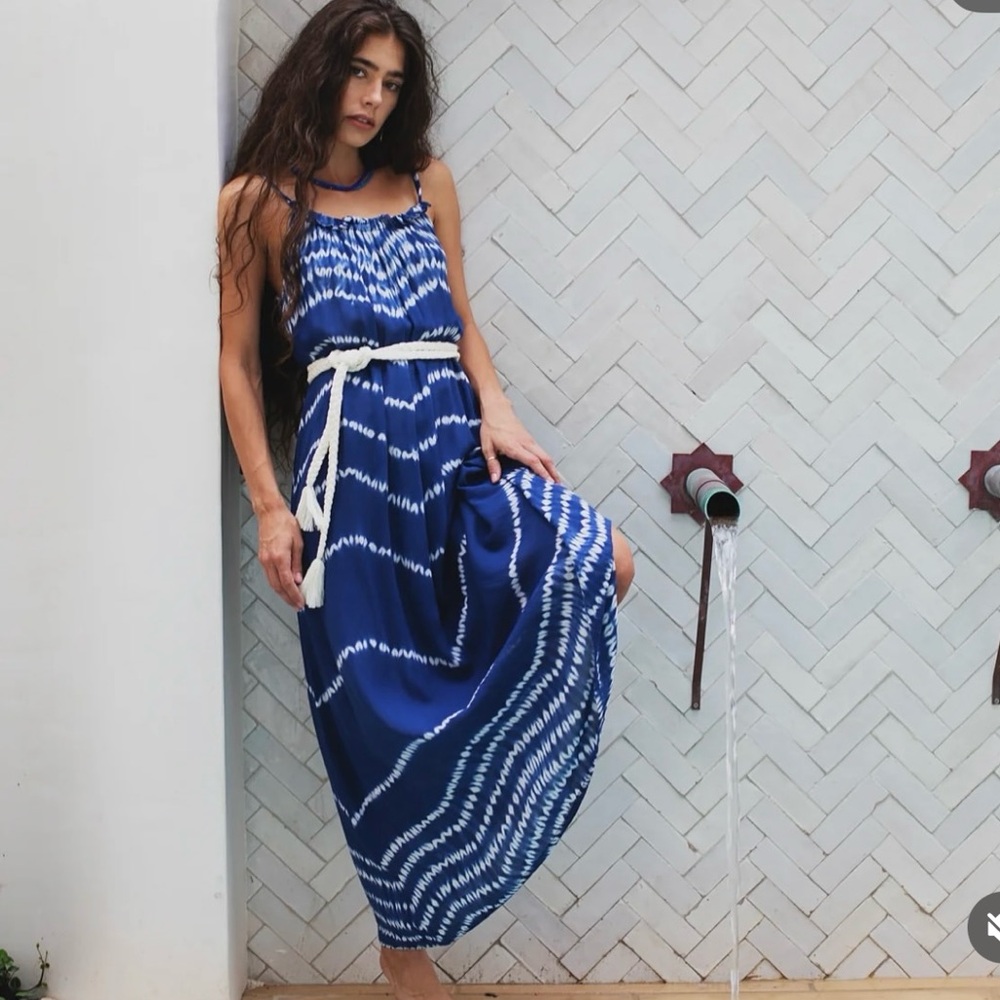 Ex Voto Iris Sundress in Tie-dye NWT
